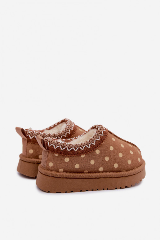 Botas de nieve para niños en marrón Ysmerine