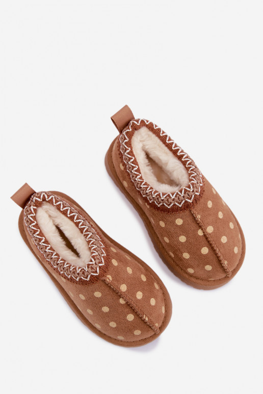 Botas de nieve para niños en marrón Ysmerine