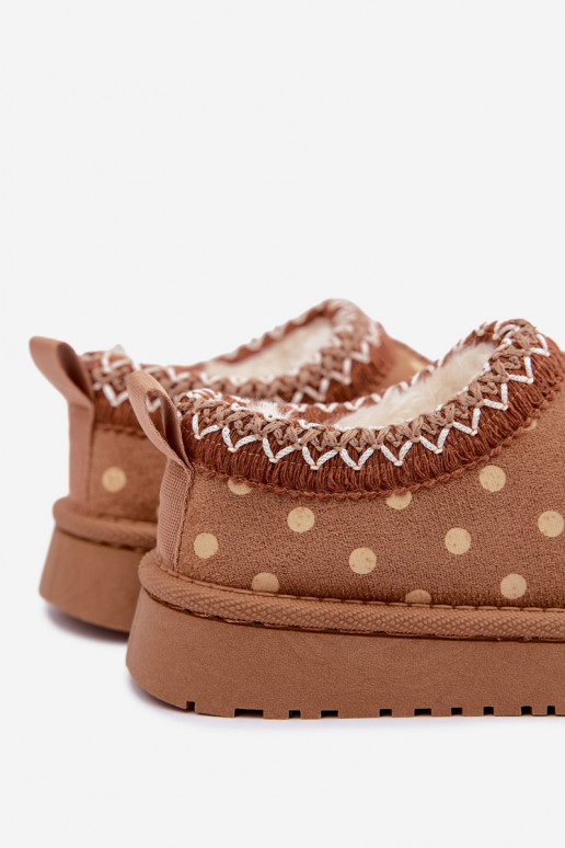Botas de nieve para niños en marrón Ysmerine