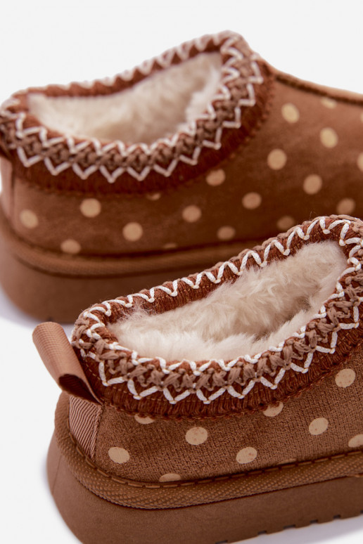 Botas de nieve para niños en marrón Ysmerine
