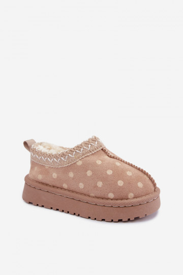 Botas de nieve para niños en color arena Ysmerine