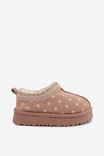 Botas de nieve para niños en color arena Ysmerine 2