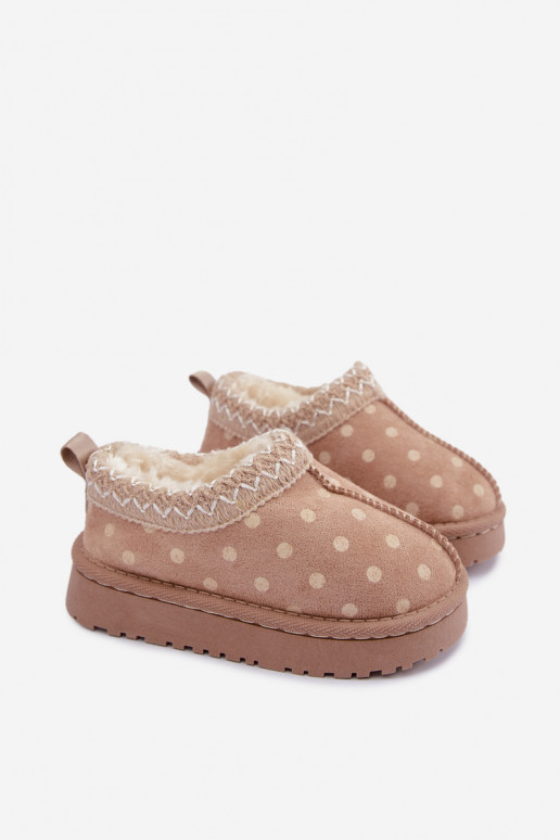 Botas de nieve para niños en color arena Ysmerine