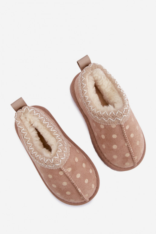 Botas de nieve para niños en color arena Ysmerine