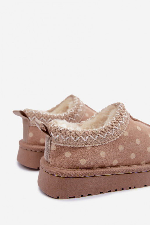 Botas de nieve para niños en color arena Ysmerine