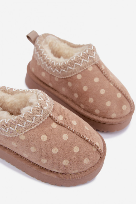 Botas de nieve para niños en color arena Ysmerine