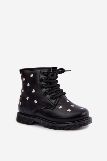 Botas cálidas para niños con corazones Selmora