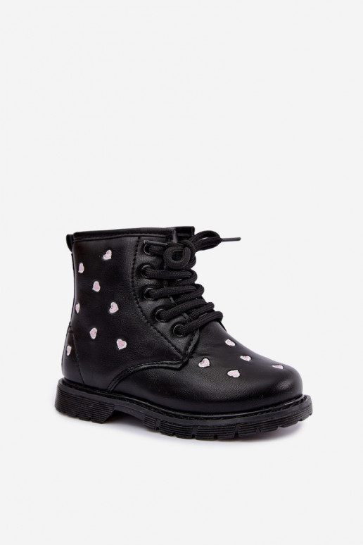 Botas cálidas para niños con corazones Selmora
