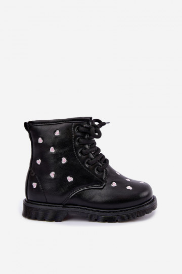 Botas cálidas para niños con corazones Selmora 2