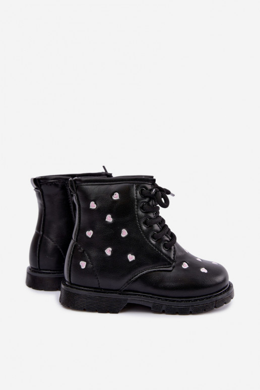 Botas cálidas para niños con corazones Selmora