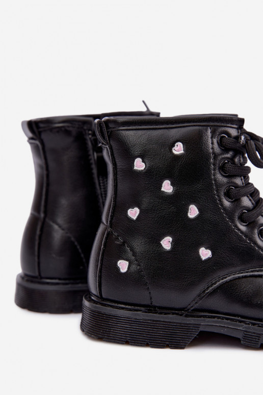 Botas cálidas para niños con corazones Selmora