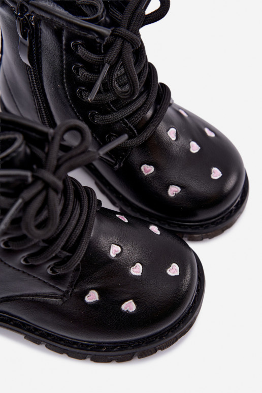 Botas cálidas para niños con corazones Selmora