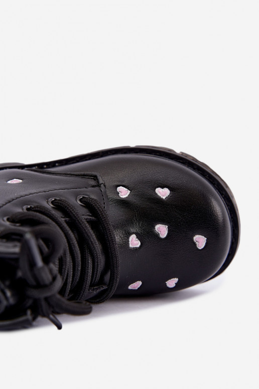 Botas cálidas para niños con corazones Selmora