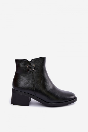 calentamiento Botas de mujer reloj de color negro Delmira 2