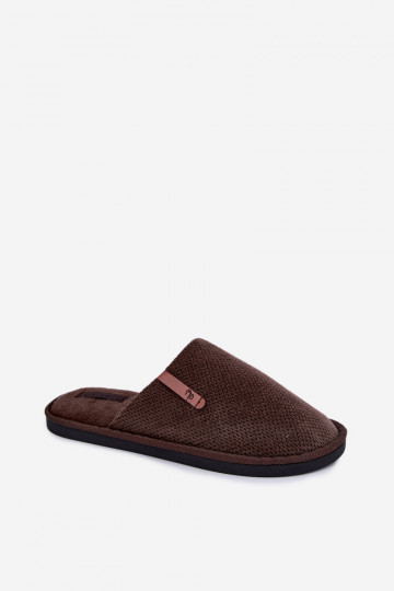 zapatillas de casa para hombres en color marrón Dervan
