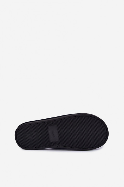 zapatillas de casa para hombres en color azul oscuro Dervan