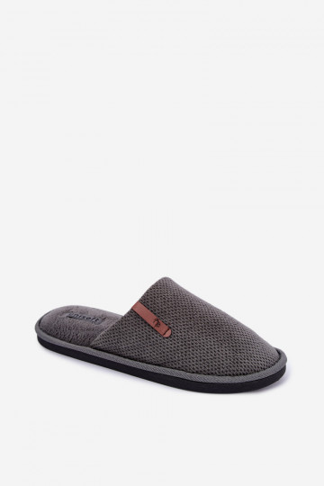 zapatillas de casa para hombres en color gris Dervan