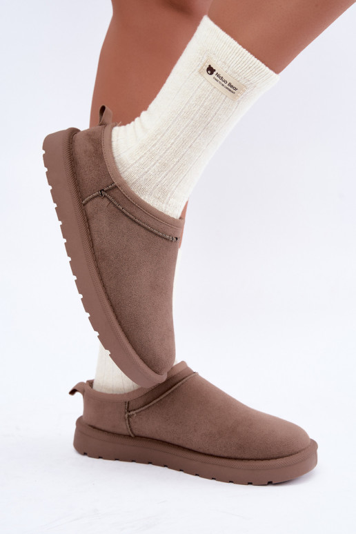 botas de nieve bajas para mujer en color arena Rosmina