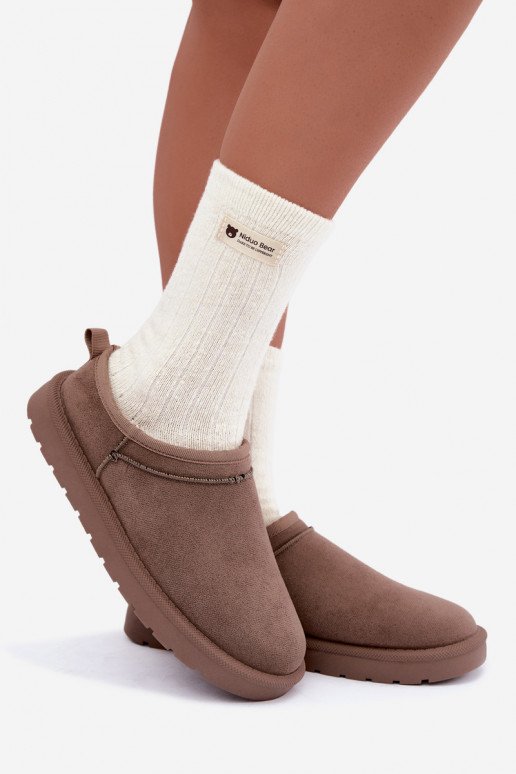 botas de nieve bajas para mujer en color arena Rosmina