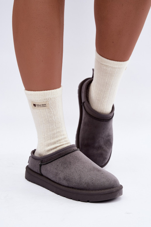 botas de nieve bajas para mujer en color gris Rosmina