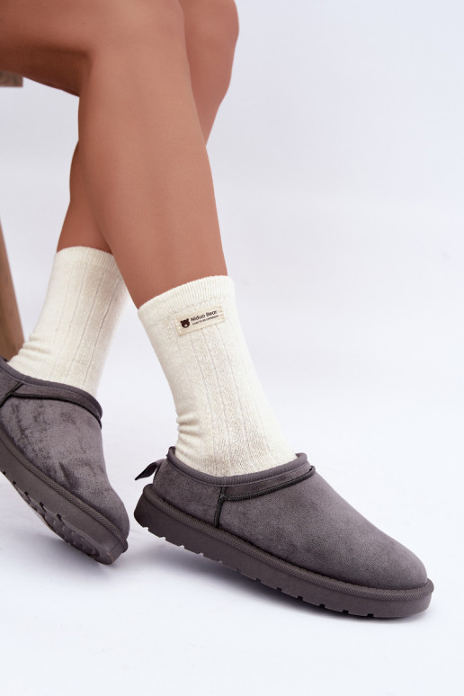 botas de nieve bajas para mujer en color gris Rosmina