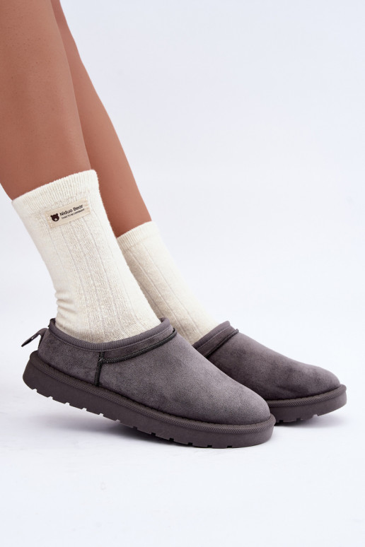 botas de nieve bajas para mujer en color gris Rosmina