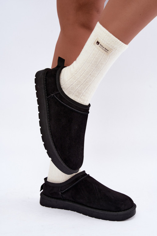 botas de nieve bajas para mujer en color negro Rosmina