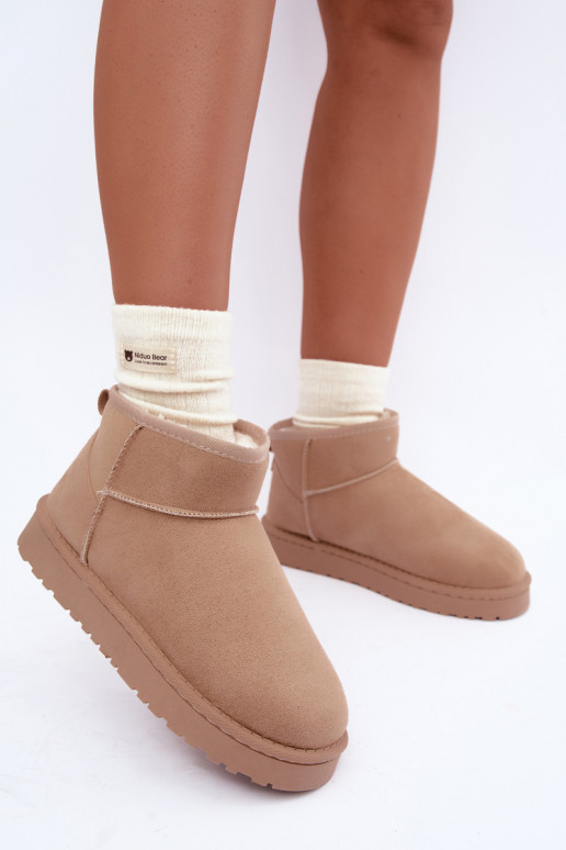 Botas de nieve para mujer en color arena Rosienne