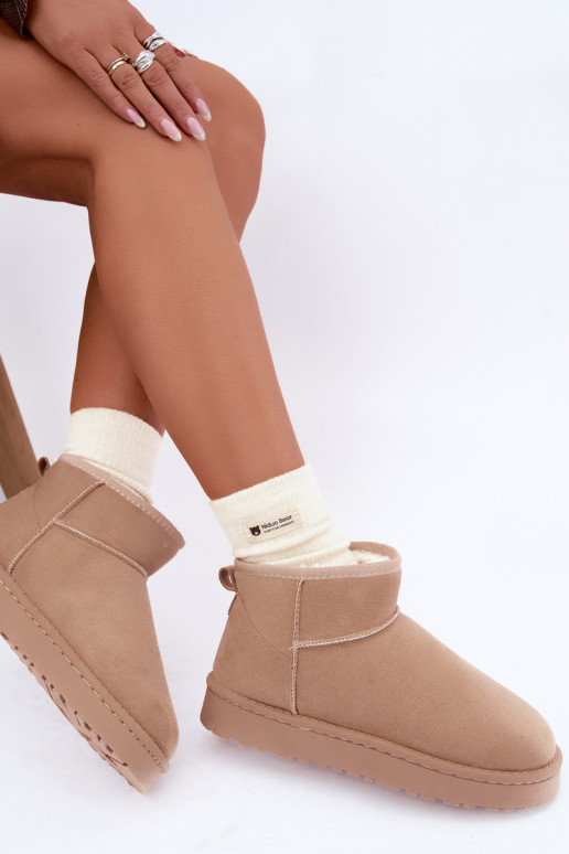 Botas de nieve para mujer en color arena Rosienne