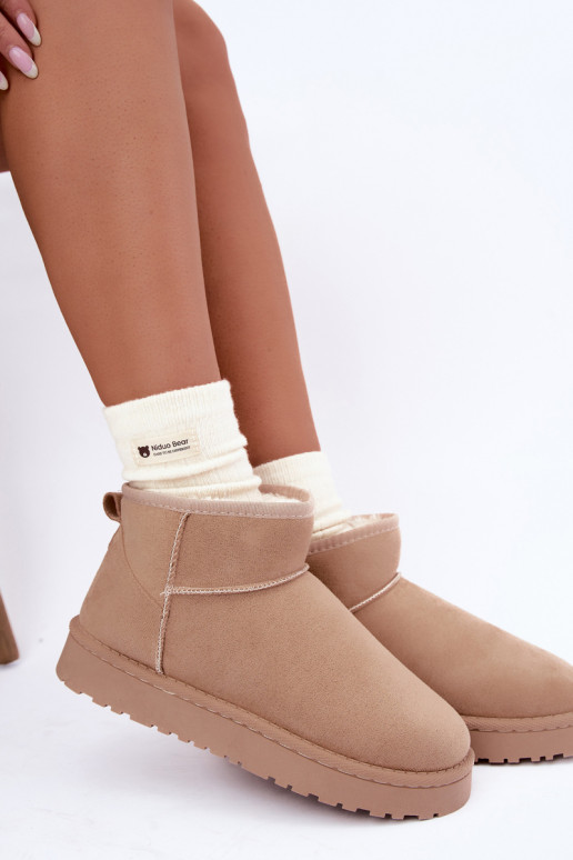 Botas de nieve para mujer en color arena Rosienne