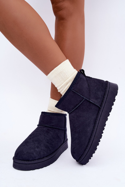 Botas de nieve para mujer en color azul oscuro Rosienne