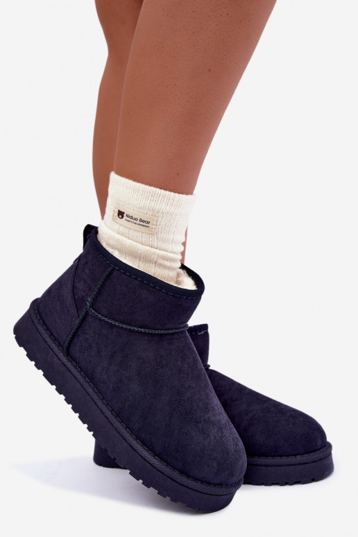 Botas de nieve para mujer en color azul oscuro Rosienne