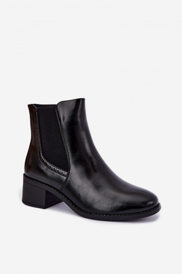 Botines elegantes para mujer en color negro Dalmora