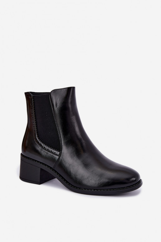 Botines elegantes para mujer en color negro Dalmora