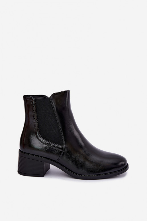 Botines elegantes para mujer en color negro Dalmora