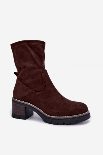 Botines para mujer CzekoladoĮe Meldrenelle