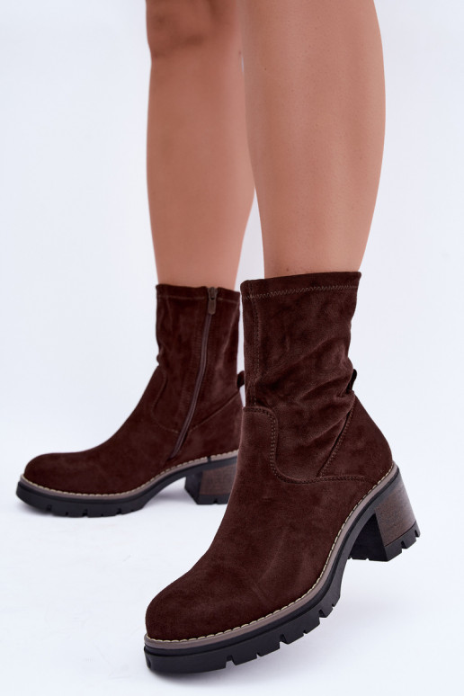 Botines para mujer CzekoladoĮe Meldrenelle