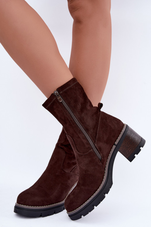 Botines para mujer CzekoladoĮe Meldrenelle
