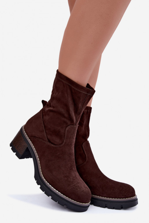 Botines para mujer CzekoladoĮe Meldrenelle