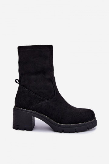 Botines para mujer en color negro Meldrenelle 2