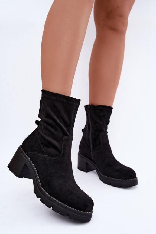 Botines para mujer en color negro Meldrenelle