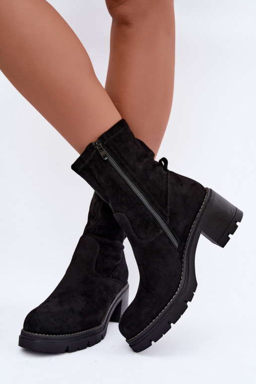 Botines para mujer en color negro Meldrenelle