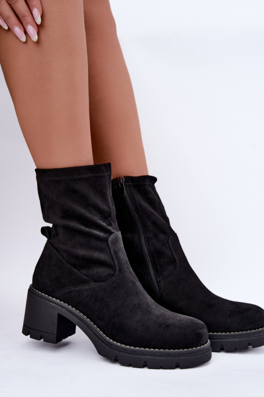Botines para mujer en color negro Meldrenelle
