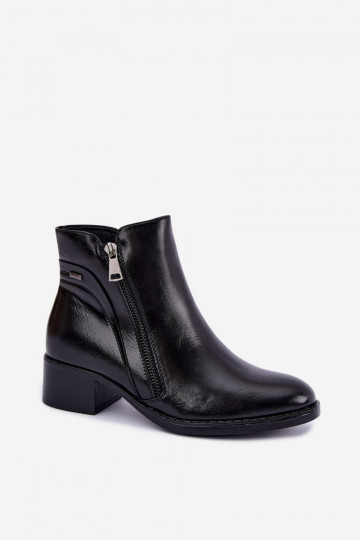 Botines negros acolchados Merseline