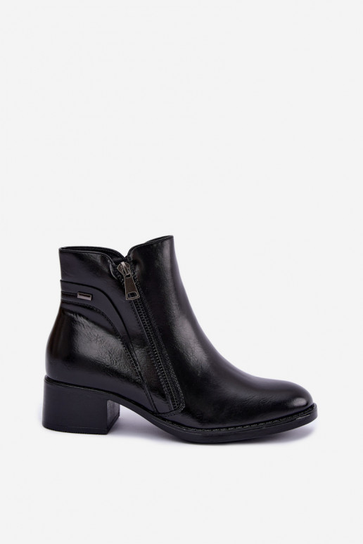 Botines negros acolchados Merseline
