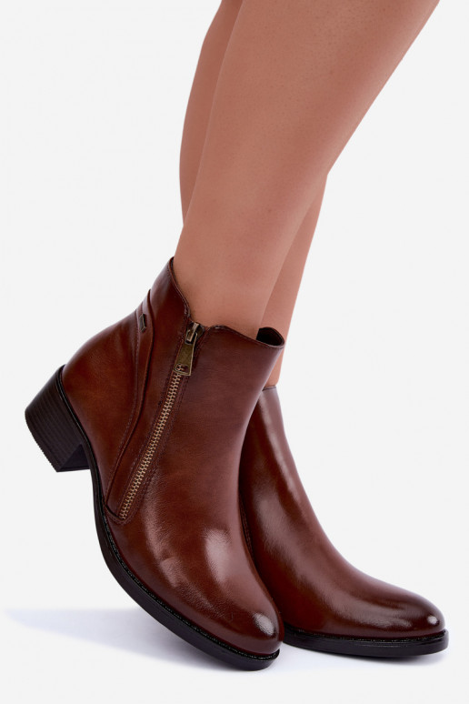 Botines marrones acolchados Merseline