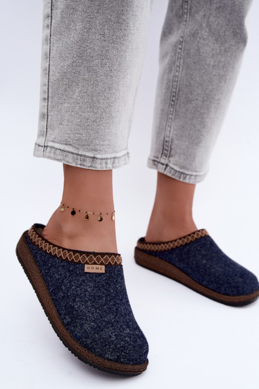 Zapatillas de mujer Inblu NL000009 azul oscuro