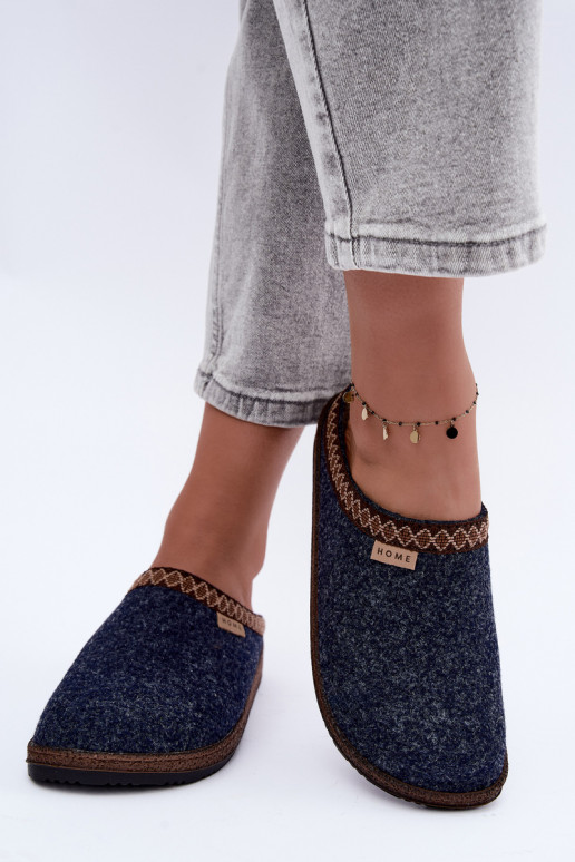 Zapatillas de mujer Inblu NL000009 azul oscuro
