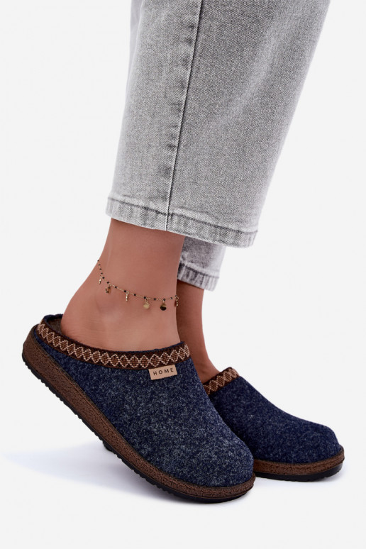 Zapatillas de mujer Inblu NL000009 azul oscuro