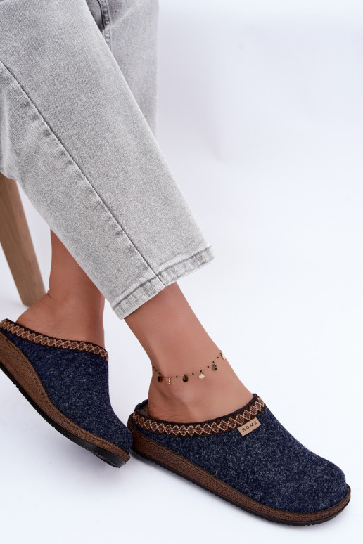 Zapatillas de mujer Inblu NL000009 azul oscuro